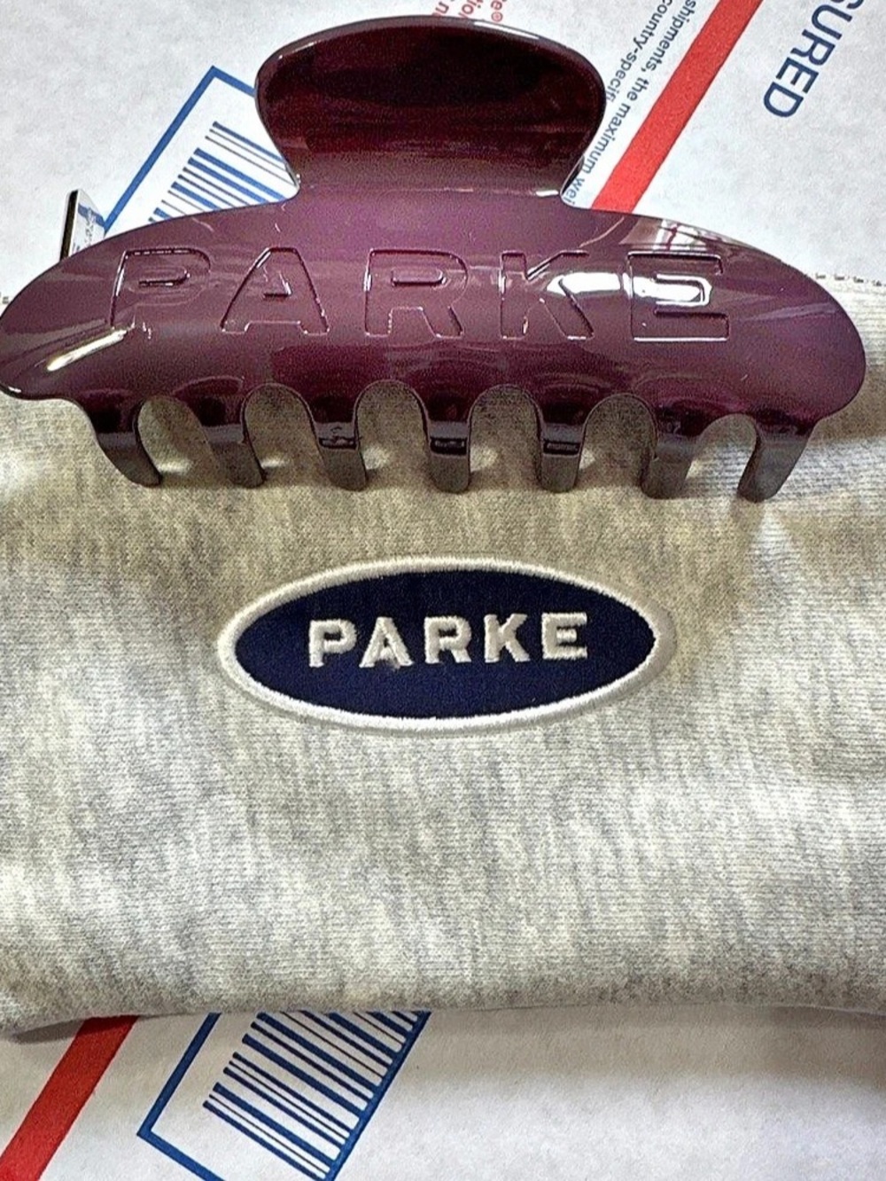 Parke Claw Clip - Eggplant Purple NWT Hair Claw Clip